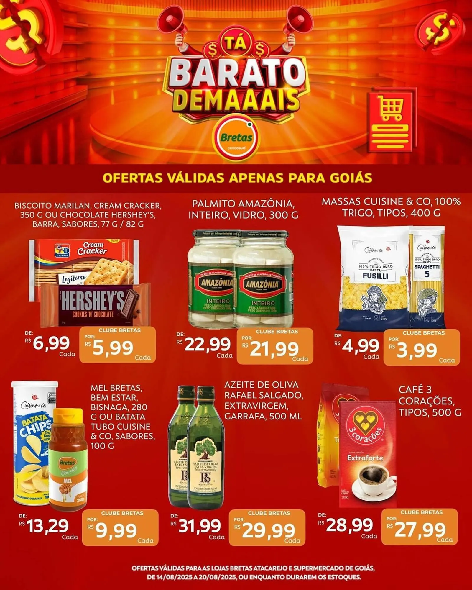 Encarte de Catálogo Supermercados Bretas 14 de agosto até 21 de agosto 2025 - Pagina 4