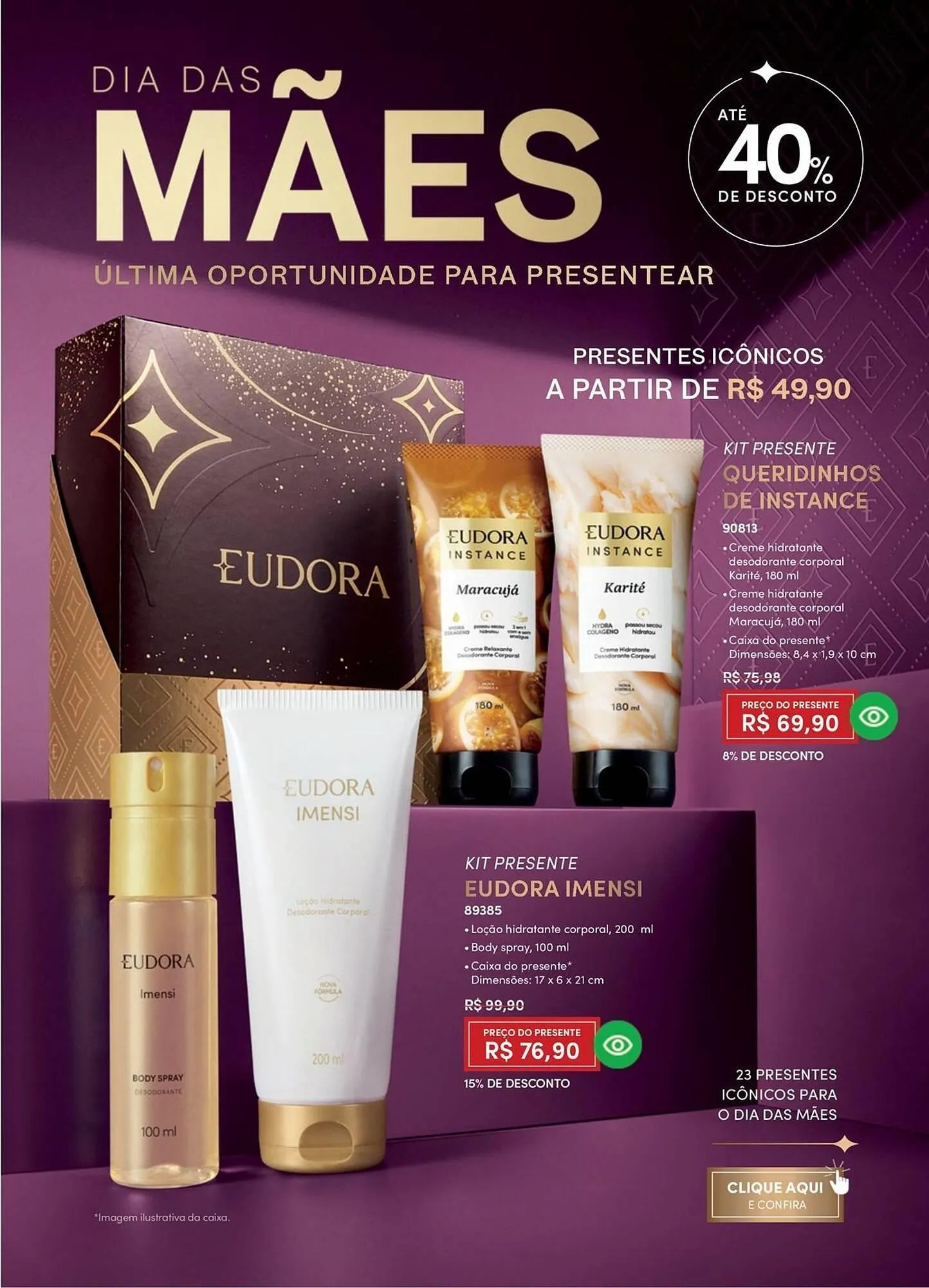 Encarte de Catálogo Eudora 1 de abril até 1 de maio 2026 - Pagina 7