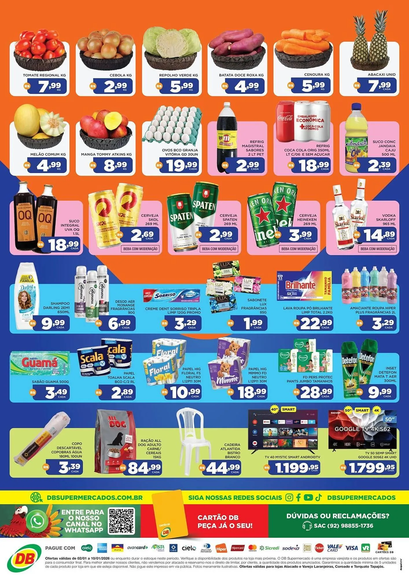 Encarte de Catálogo DB Supermercados 6 de janeiro até 10 de janeiro 2026 - Pagina 2