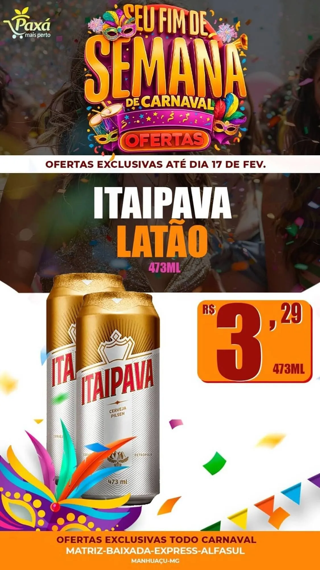 Encarte de Catálogo Paxá Supermercados 13 de fevereiro até 17 de fevereiro 2026 - Pagina 7