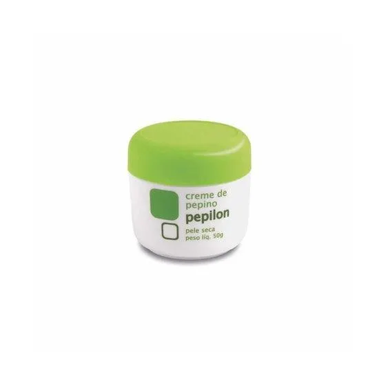 Creme Hidratante Facial Pepilon Pepino Pele Seca 50g
