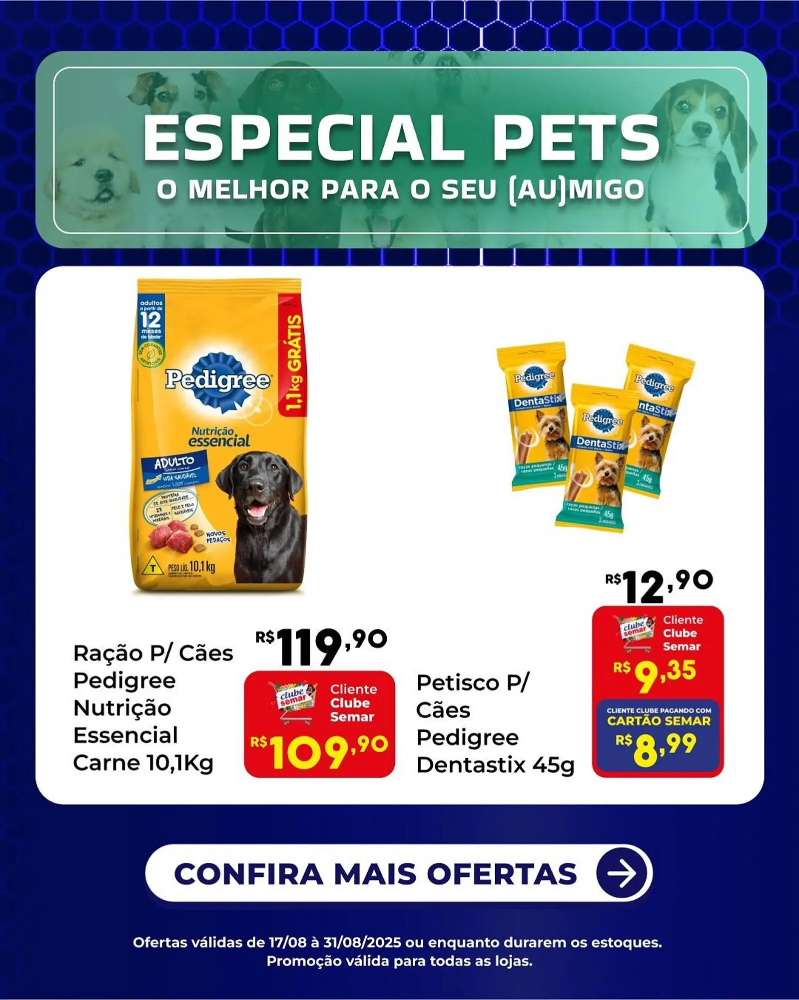 Encarte de Catálogo Semar Supermercado 17 de agosto até 31 de agosto 2025 - Pagina 1