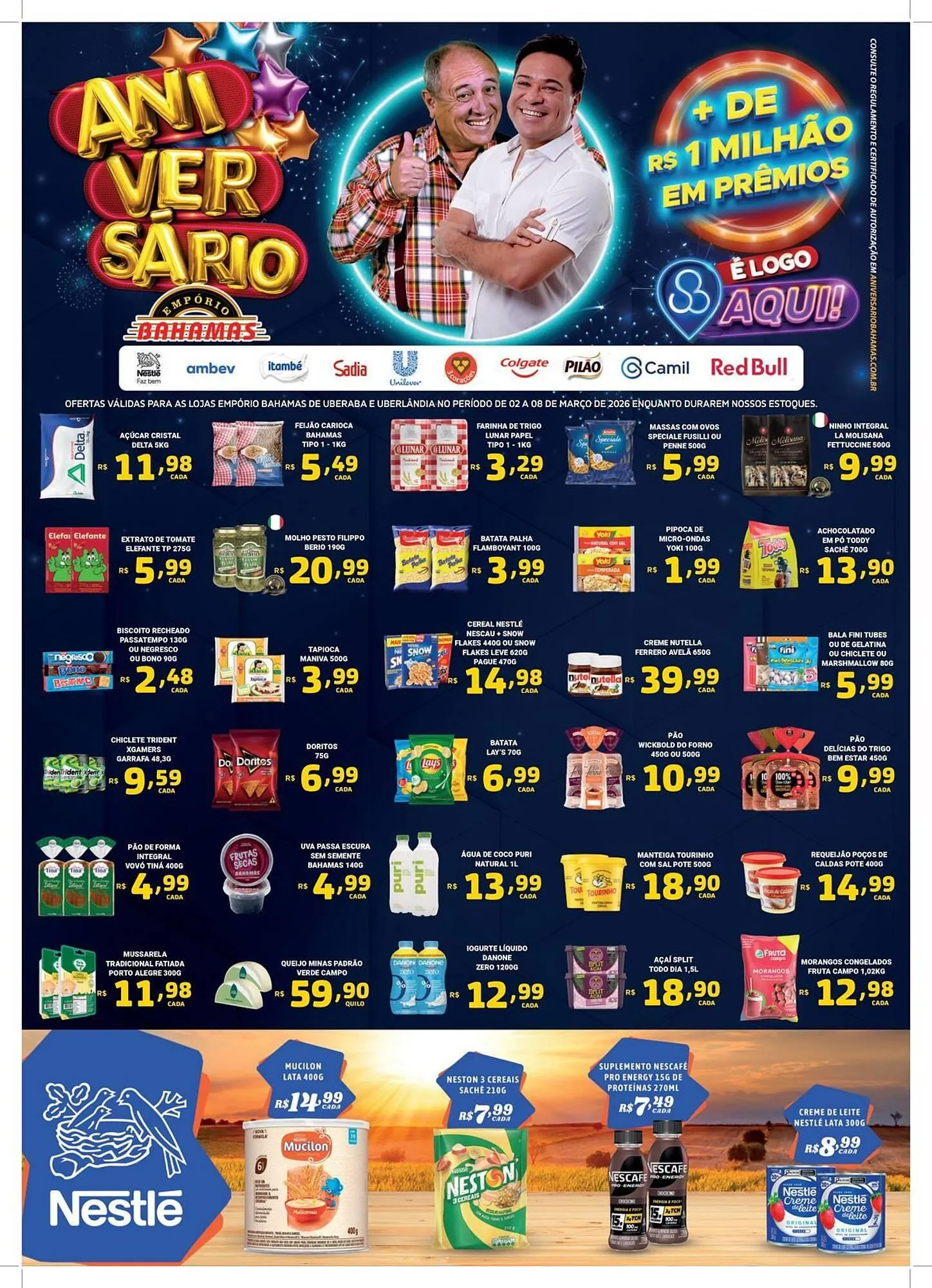 Encarte de Catálogo Empório Bahamas 3 de março até 8 de março 2026 - Pagina 1