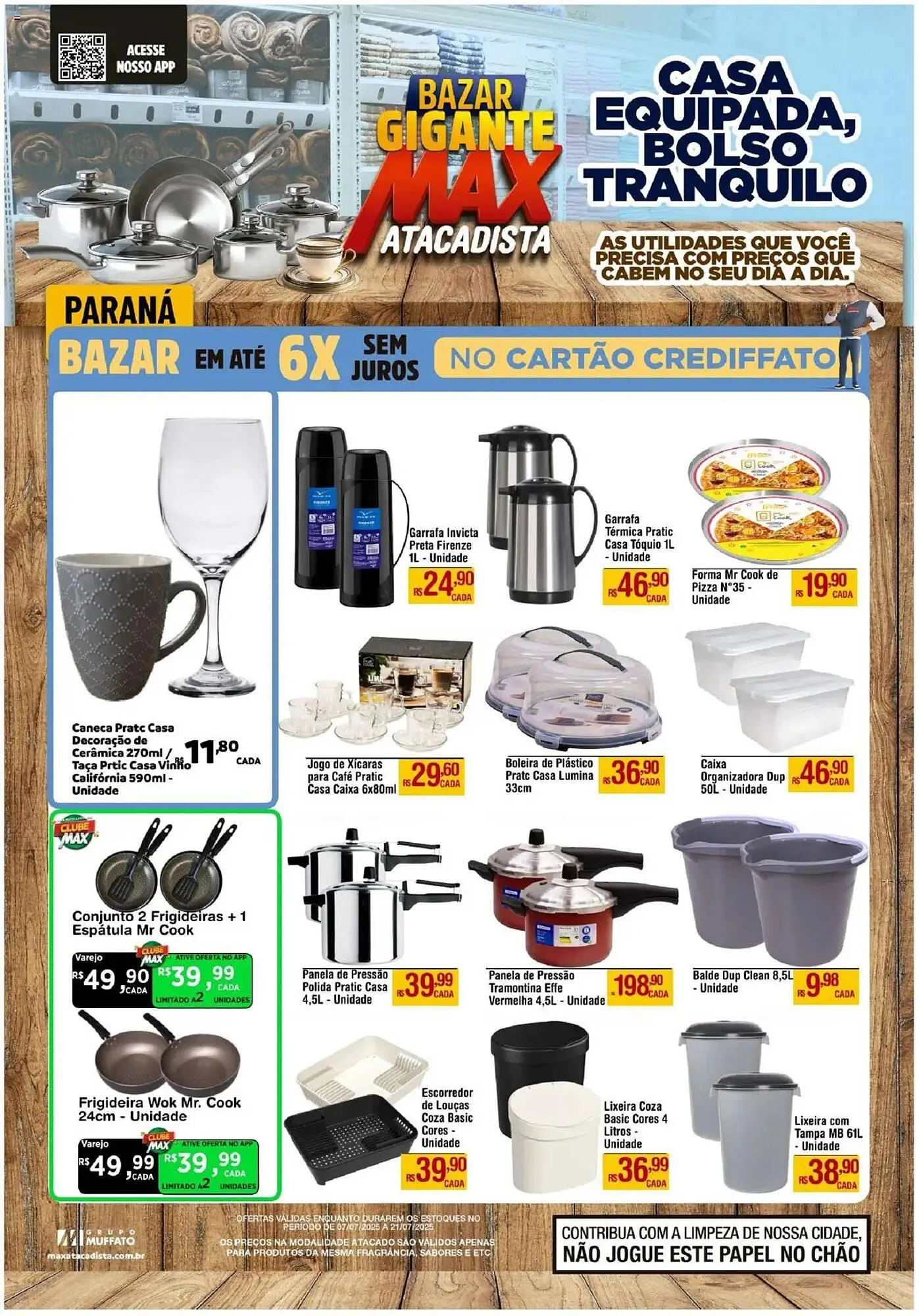 Encarte de Catálogo Max Atacadista 7 de julho até 21 de julho 2025 - Pagina 1