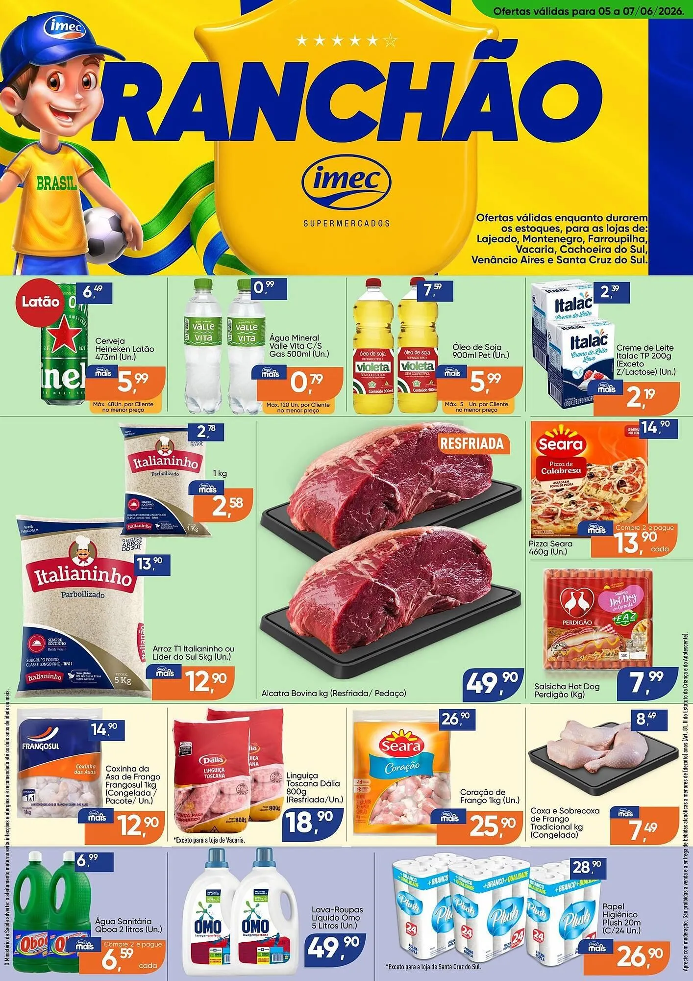 Encarte de Catálogo Imec Supermercados 4 de junho até 7 de junho 2026 - Pagina 1