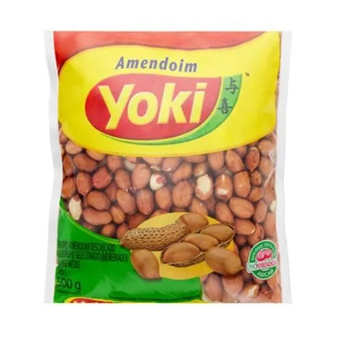 Amendoim Cru e Descascado Graúdo Yoki 500g