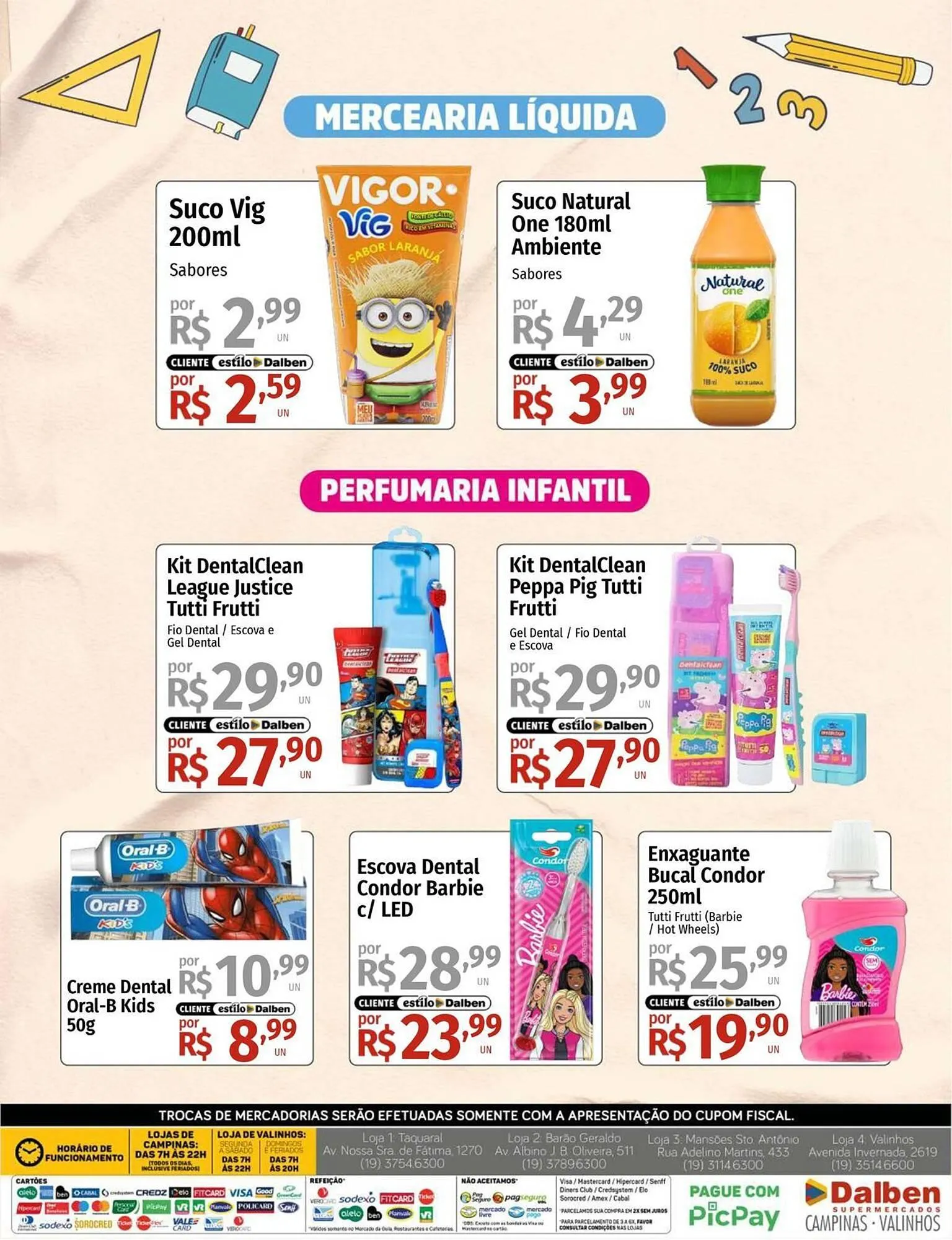 Encarte de Catálogo Supermercado Dalben 24 de julho até 3 de agosto 2025 - Pagina 6