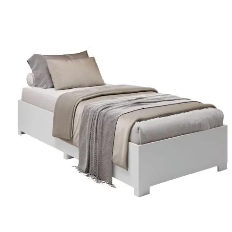 Cama Box Base Solteiro para Colchão de Até 0,88m Desmontável Aruba Branco Dobuê
