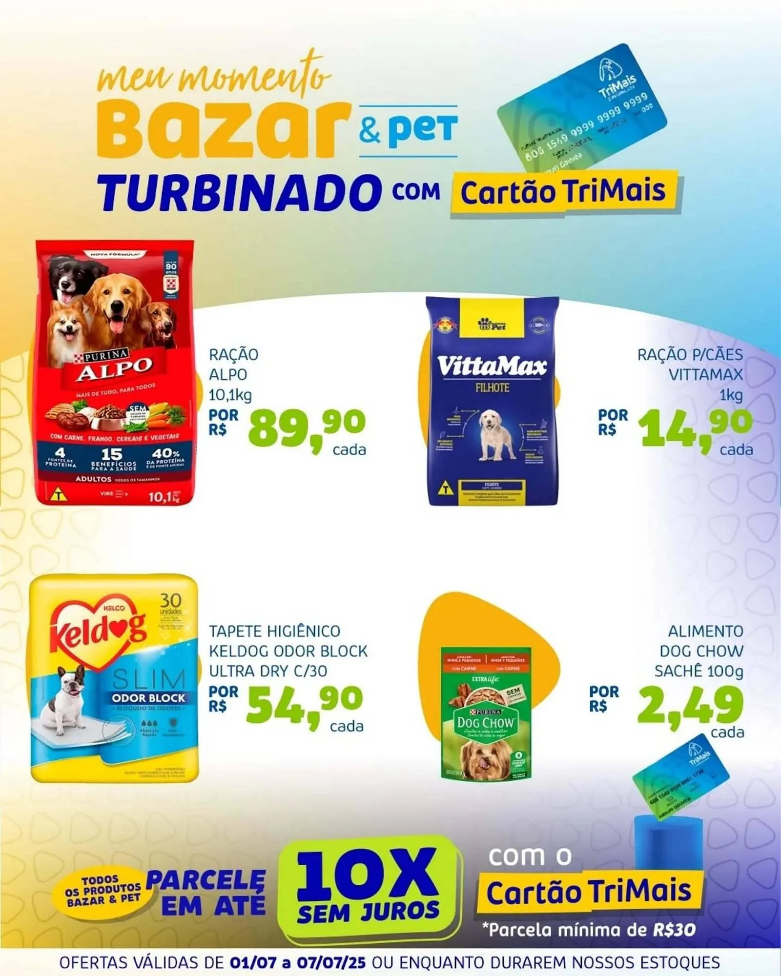 Encarte de Catálogo Trimais Supermercado 4 de julho até 7 de julho 2025 - Pagina 1