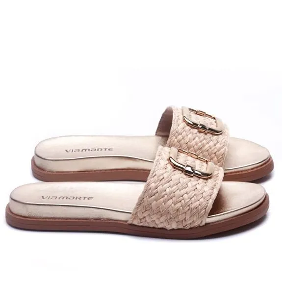 Tamanco Rasteiro Feminino Via Marte 23-19708