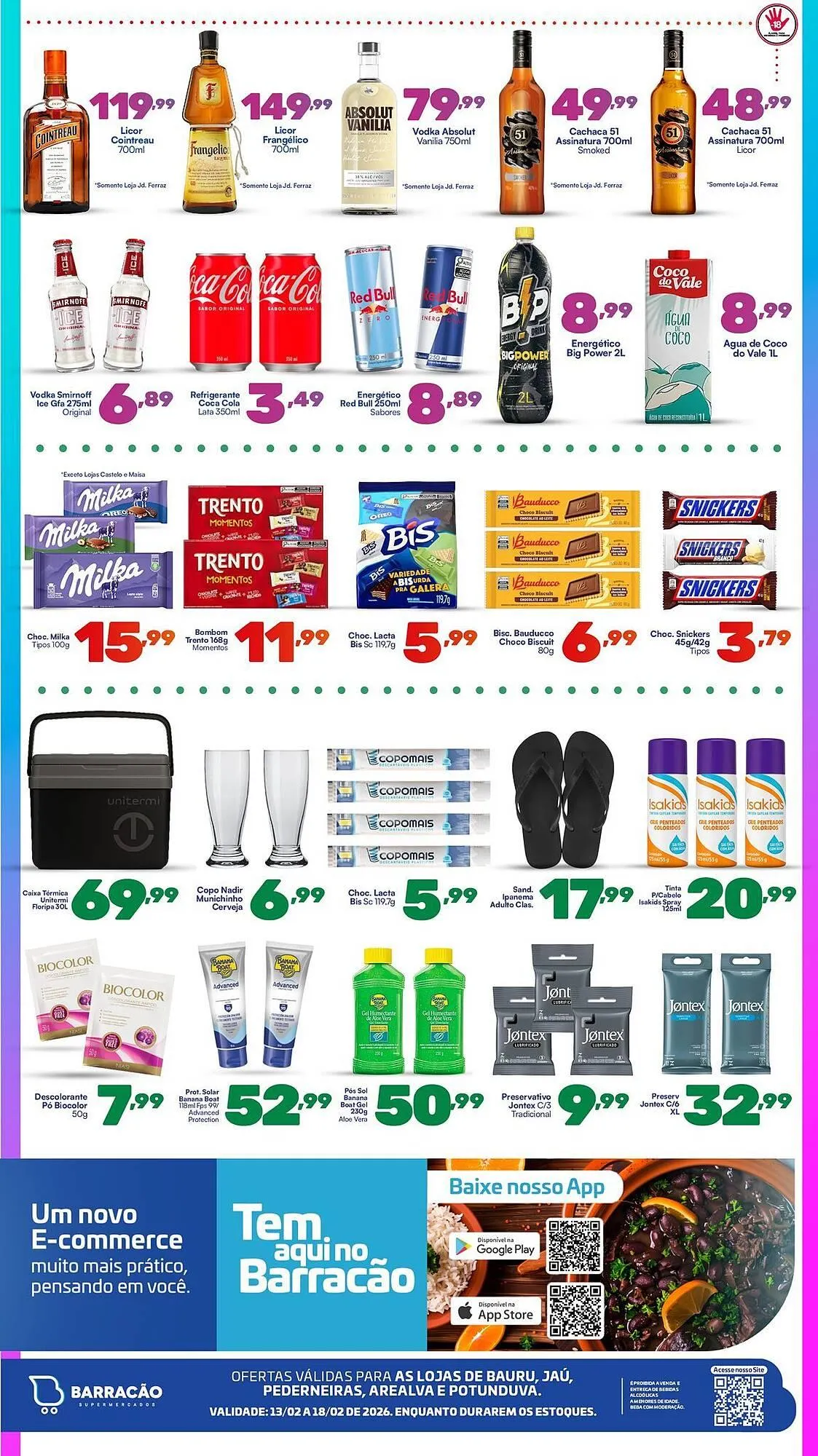 Encarte de Catálogo Barracão Supermercado 13 de fevereiro até 18 de fevereiro 2026 - Pagina 2