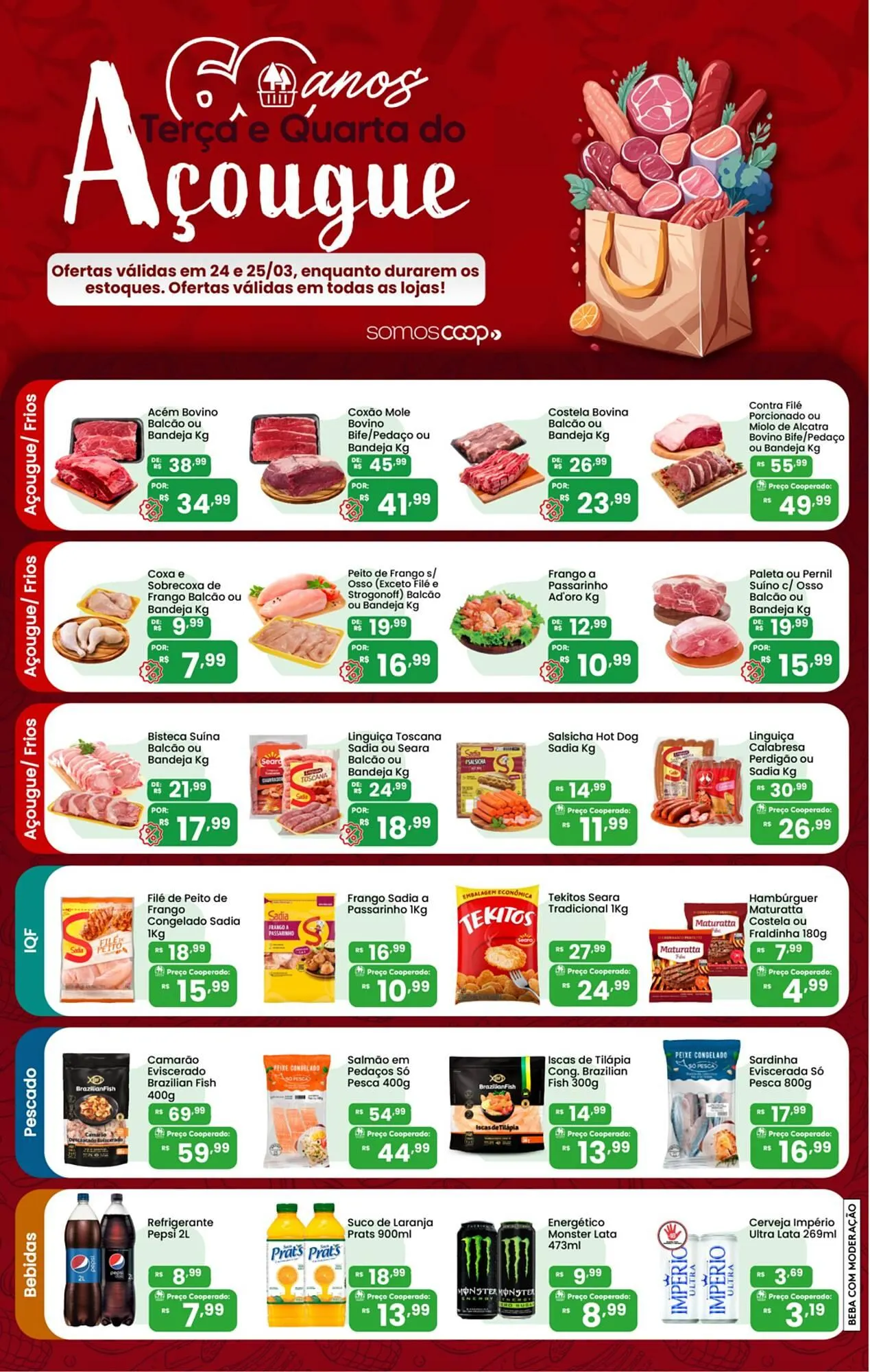 Encarte de Tabloide Coocerqui 24 de março até 25 de março 2026 - Pagina 1