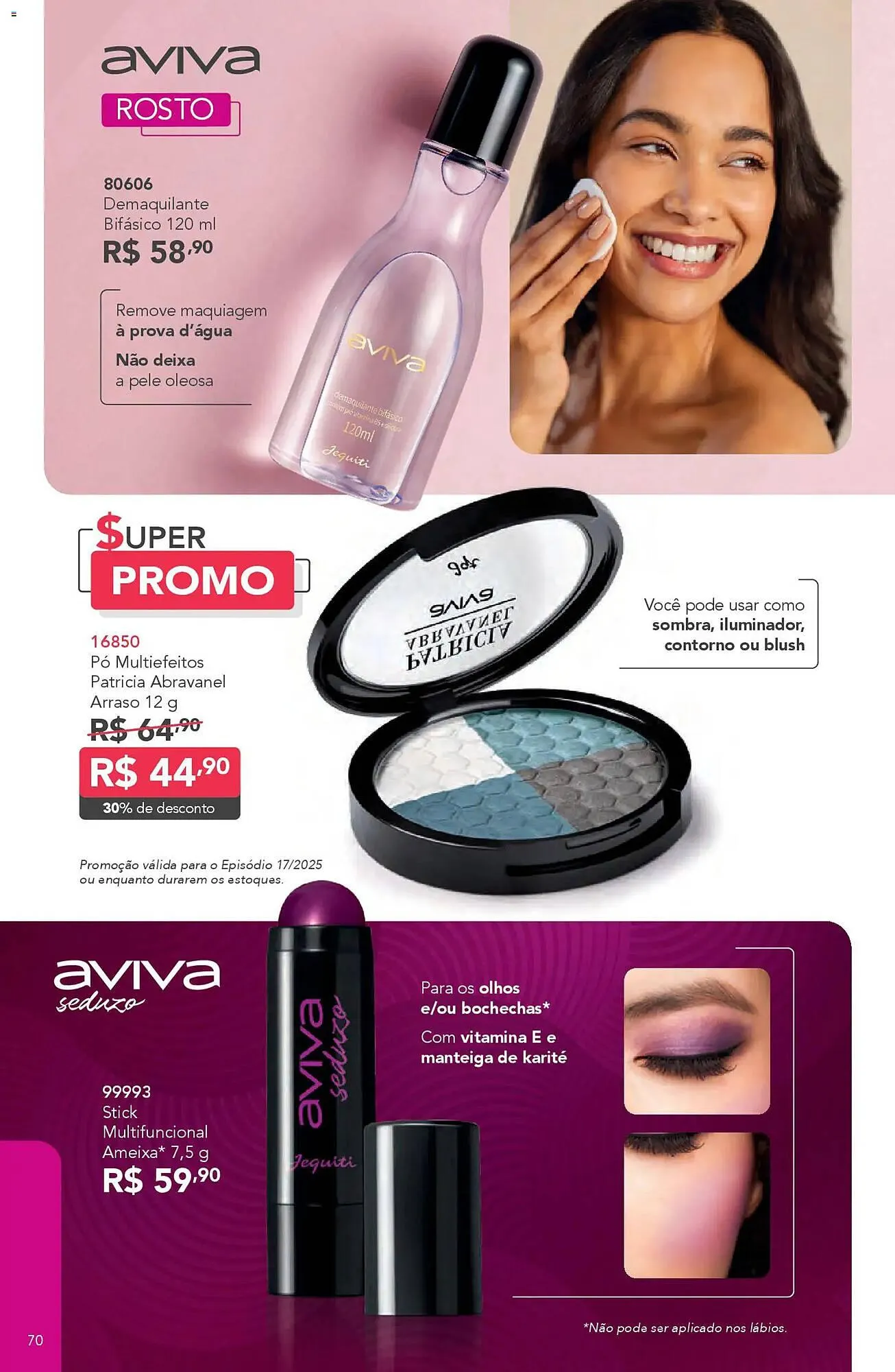 Encarte de Catálogo Jequiti 2 de dezembro até 31 de dezembro 2025 - Pagina 70