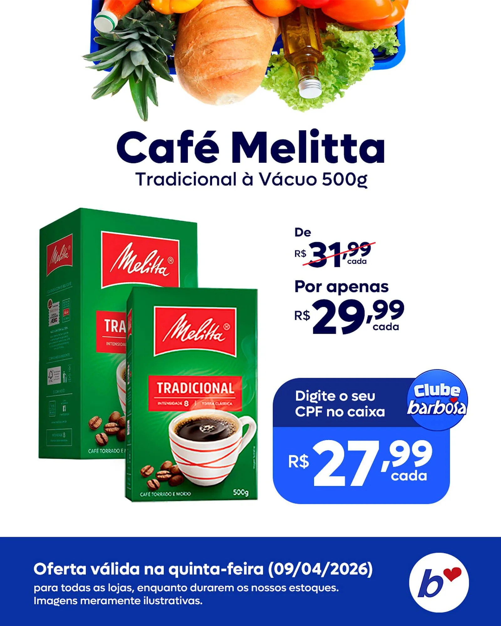 Encarte de Tabloide Barbosa Supermercados 9 de abril até 9 de abril 2026 - Pagina 1