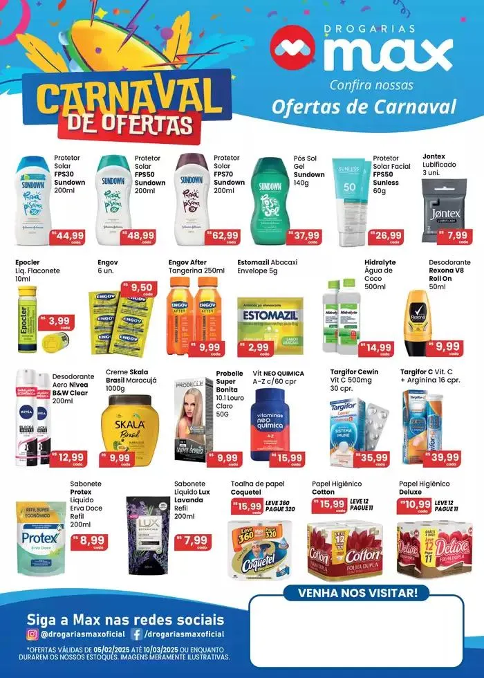 Jornal de ofertas Drogarias Max - 1