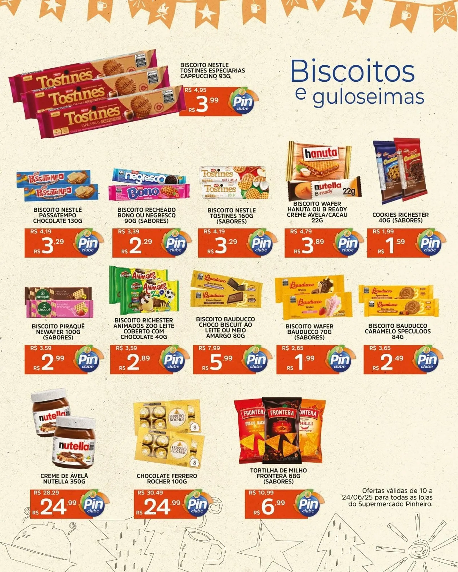 Encarte de Catálogo Pinheiro Supermercado 10 de junho até 24 de junho 2025 - Pagina 4