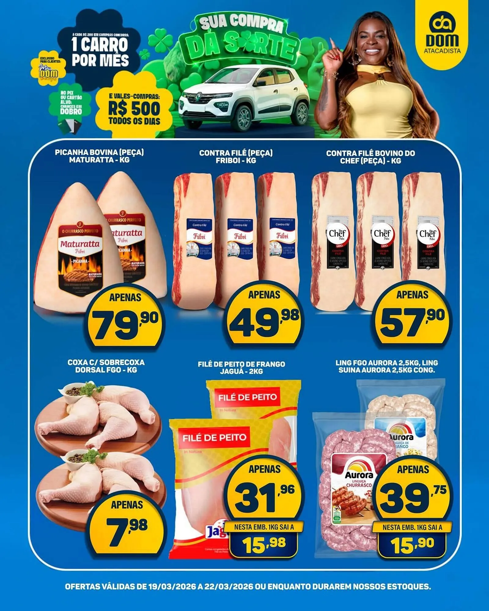 Encarte de Encarte Dom Atacadista 19 de março até 22 de março 2026 - Pagina 1