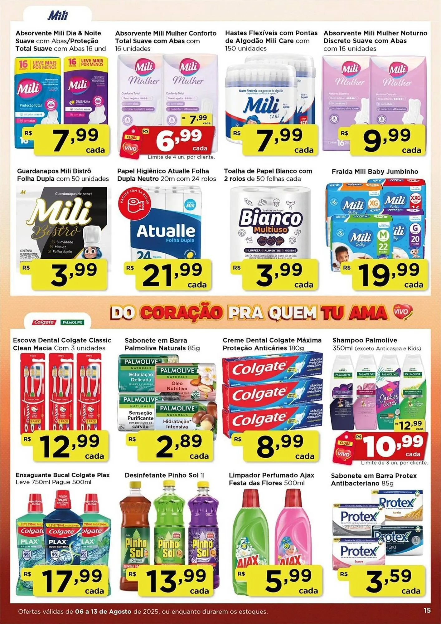 Encarte de Catálogo Rede Vivo 6 de agosto até 13 de agosto 2025 - Pagina 2