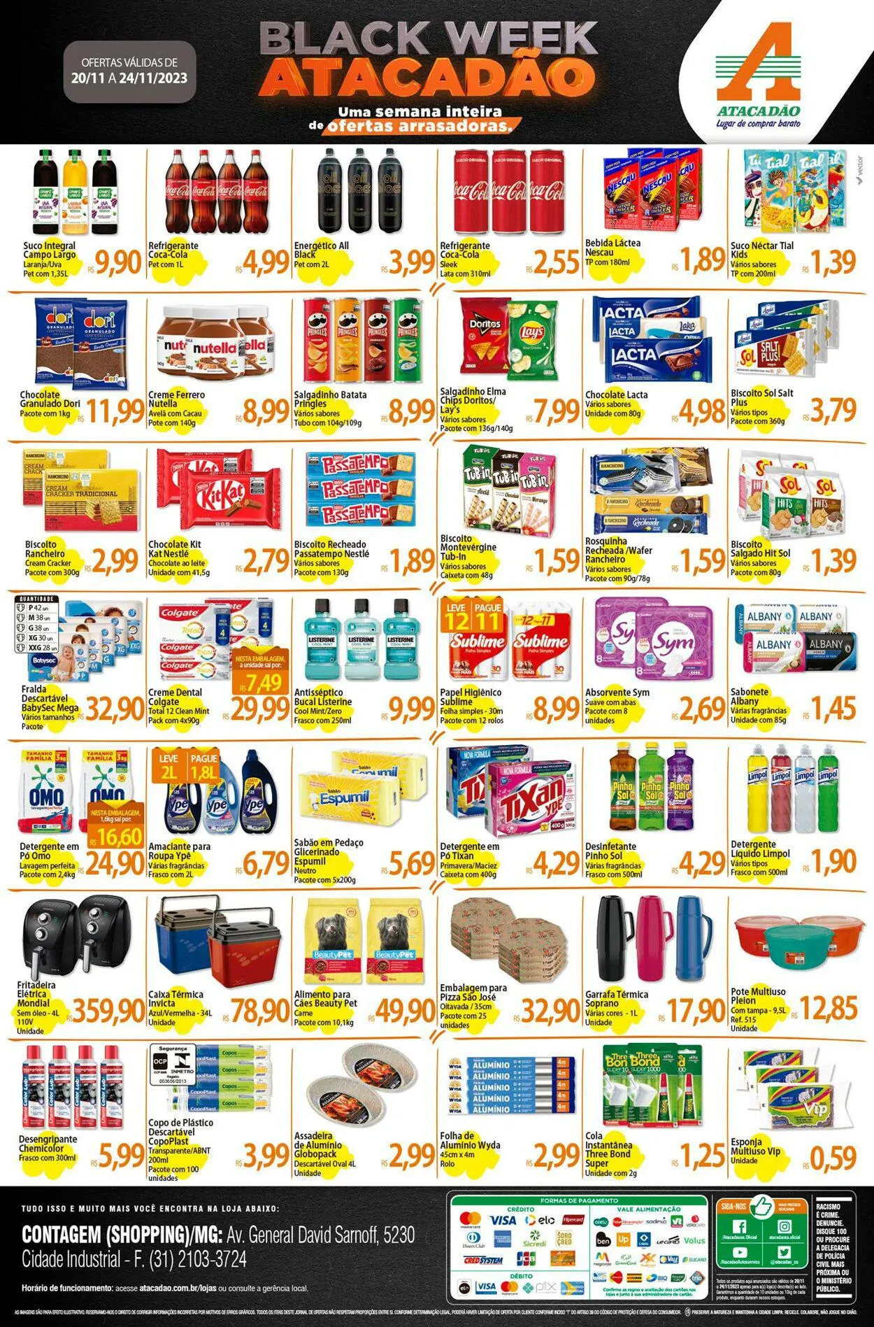 Encarte de Atacadão - MG - Contagem (Shopping) 20 de novembro até 24 de novembro 2023 - Pagina 2