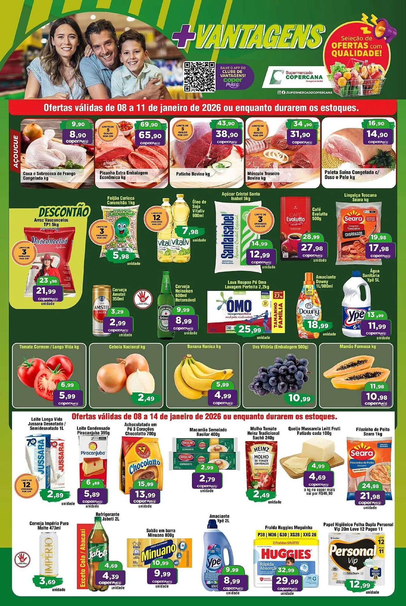 Encarte de Tabloide Copercana 12 de janeiro até 14 de janeiro 2026 - Pagina 1