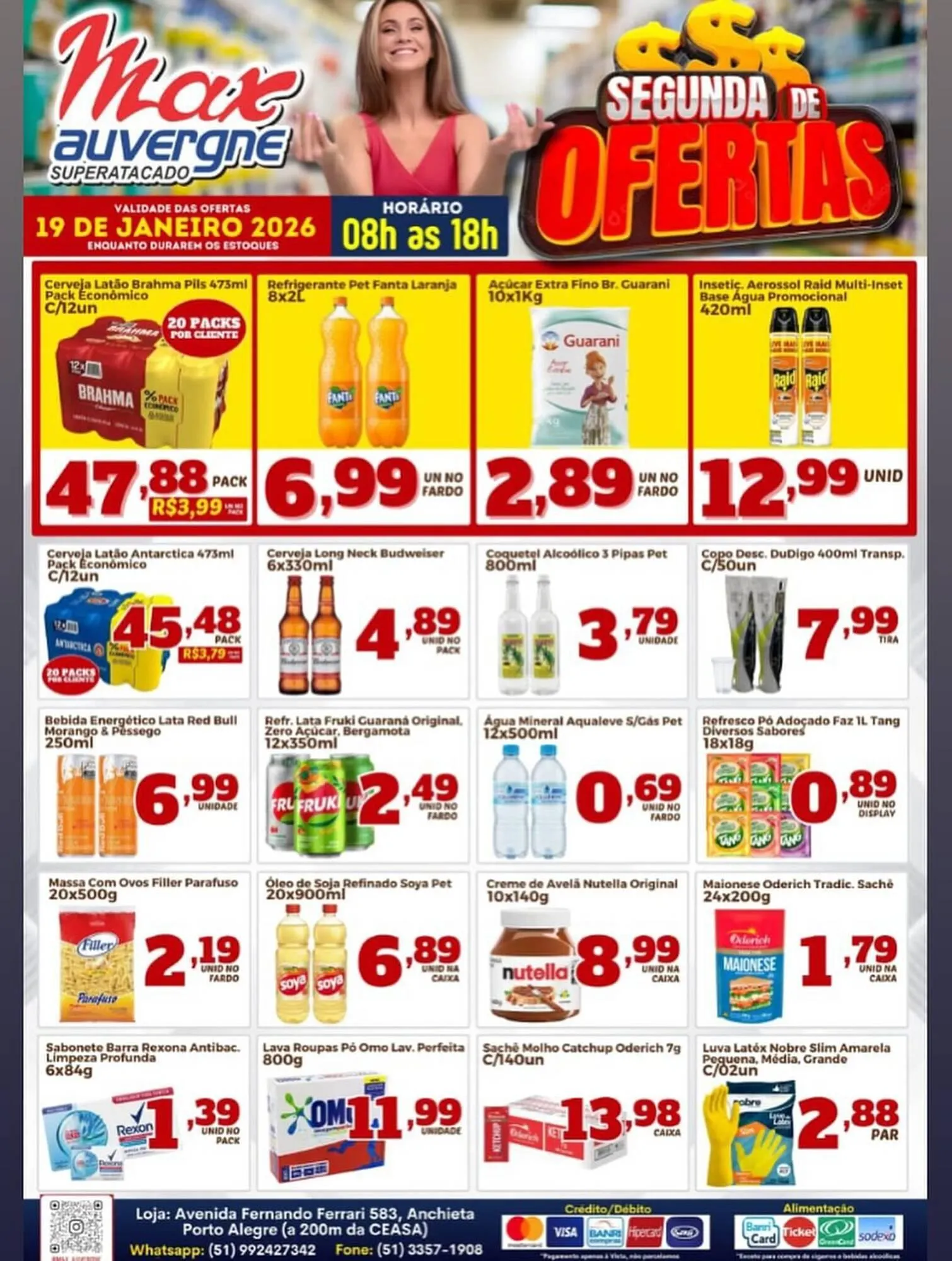 Encarte de Catálogo Max Auvergne Superatacado 19 de janeiro até 19 de janeiro 2026 - Pagina 1