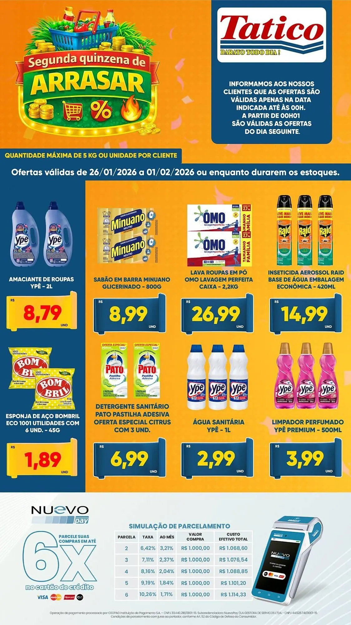Encarte de Tabloide Tatico 26 de janeiro até 1 de fevereiro 2026 - Pagina 6