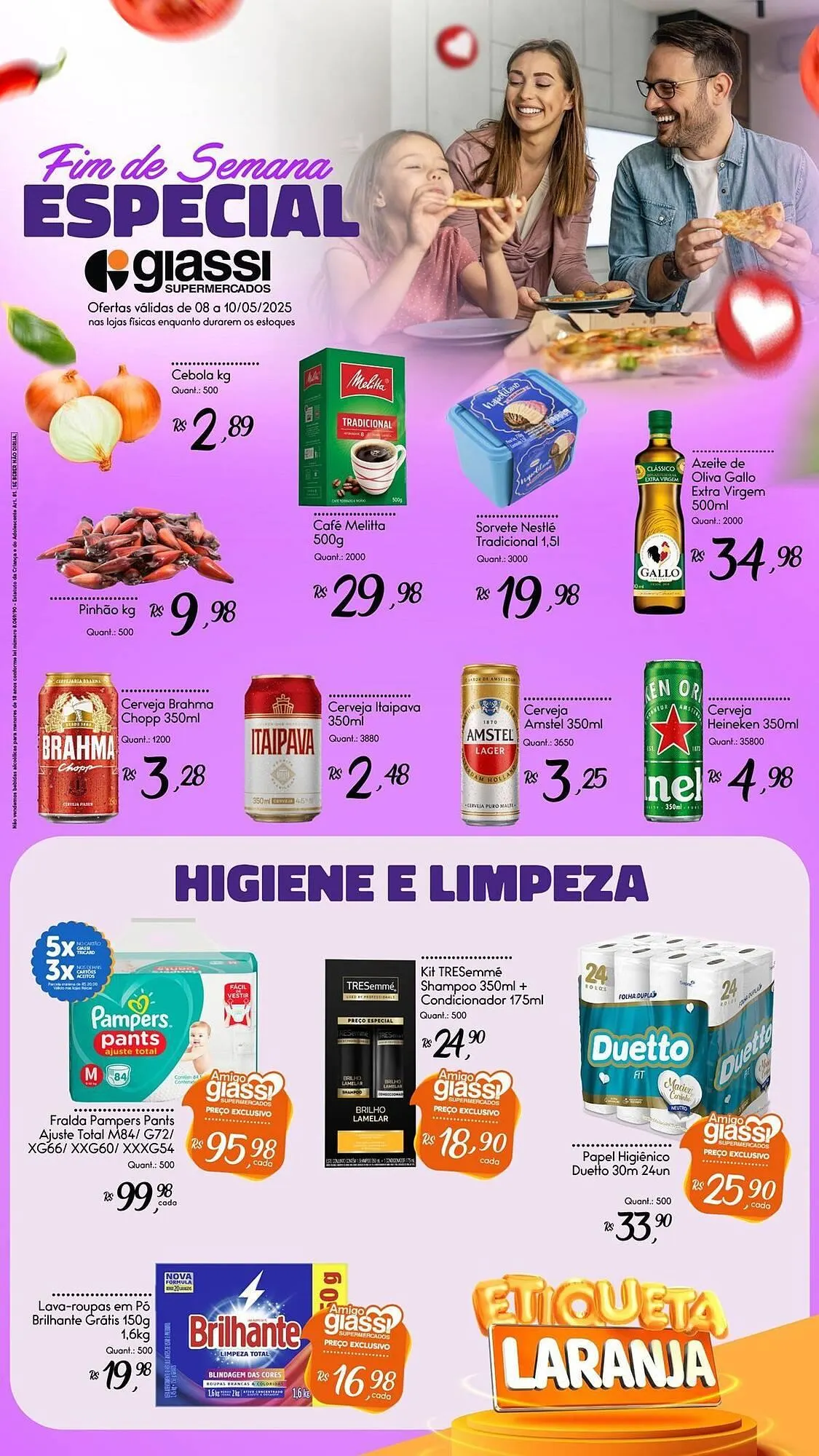 Encarte de Catálogo Giassi Supermercados 9 de maio até 11 de maio 2025 - Pagina 2