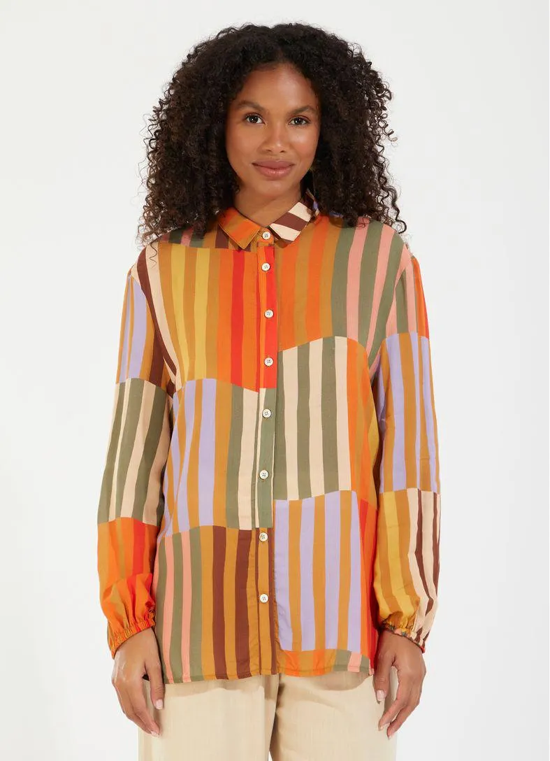 Camisa estampa vento