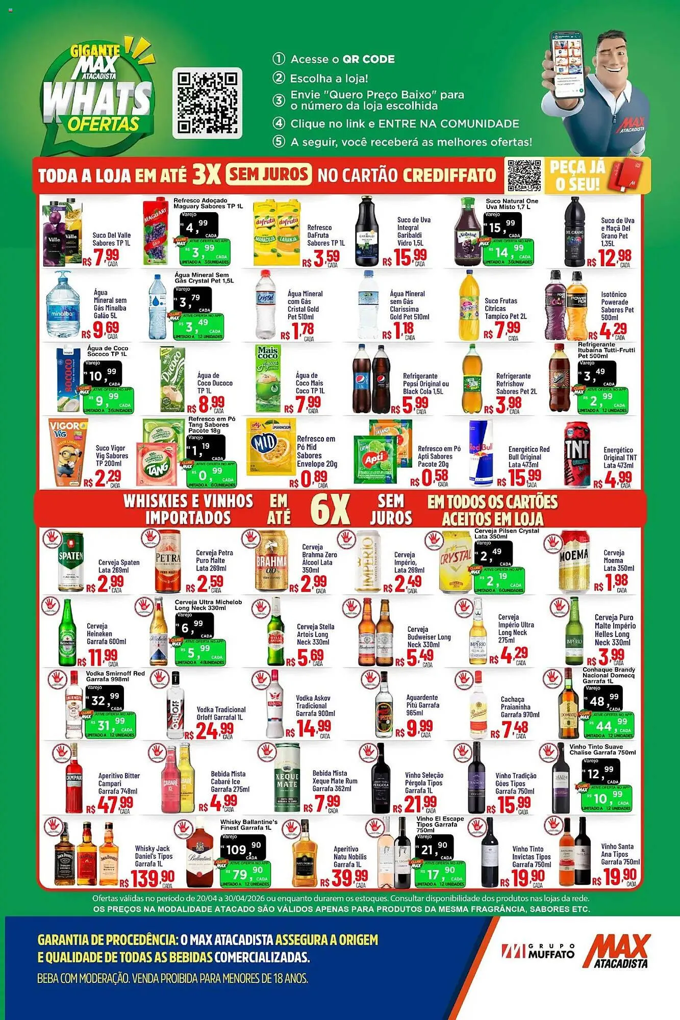 Encarte de Encarte Max Atacadista 20 de abril até 30 de abril 2026 - Pagina 4