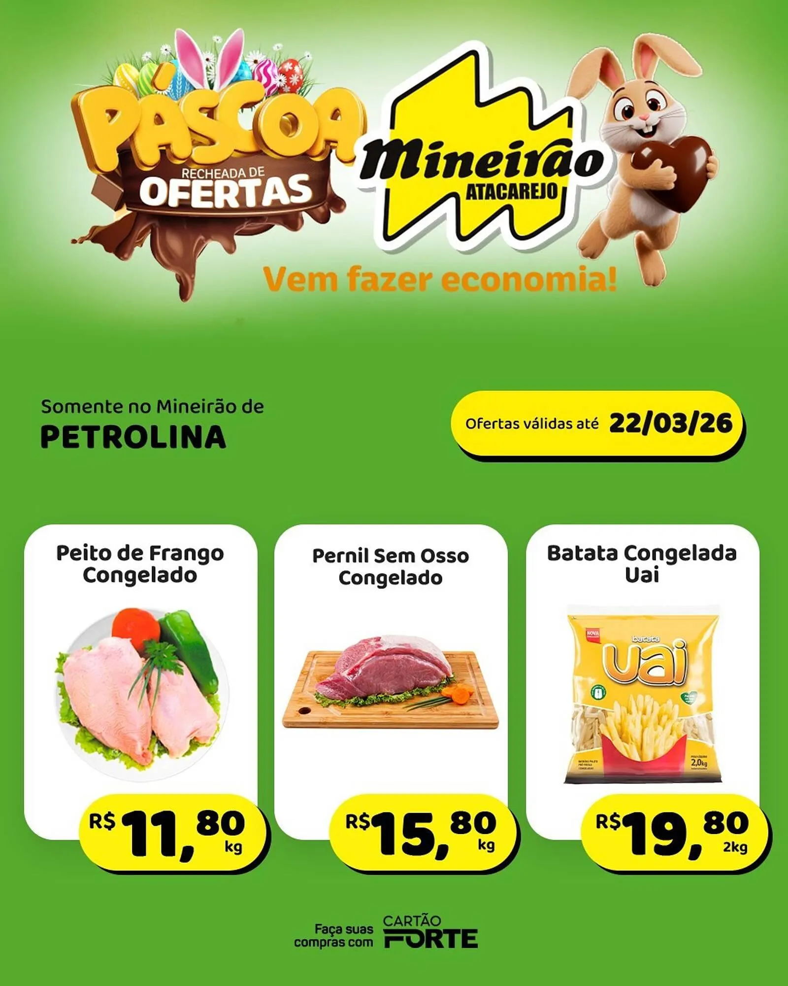 Encarte de Folheto Mineirão Atacarejo 16 de março até 22 de março 2026 - Pagina 1