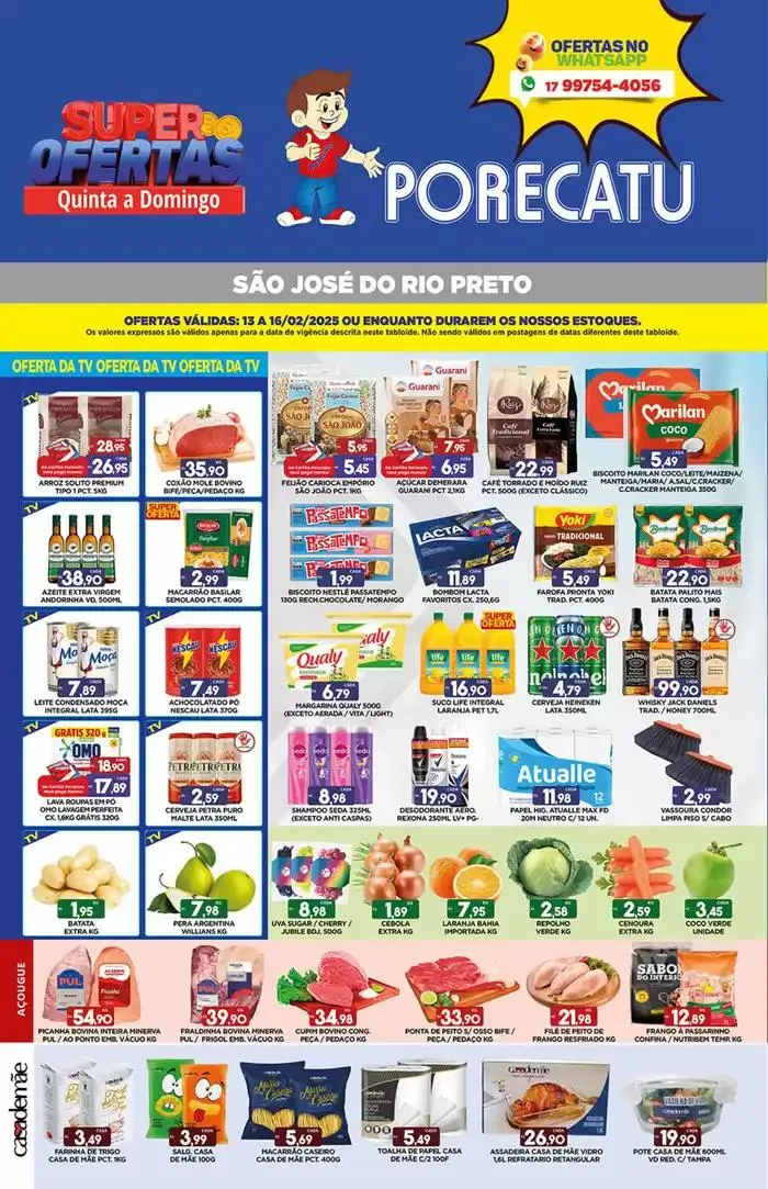 Encarte de Tabloide De Ofertas Rio Preto 13 de fevereiro até 16 de fevereiro 2025 - Pagina 1