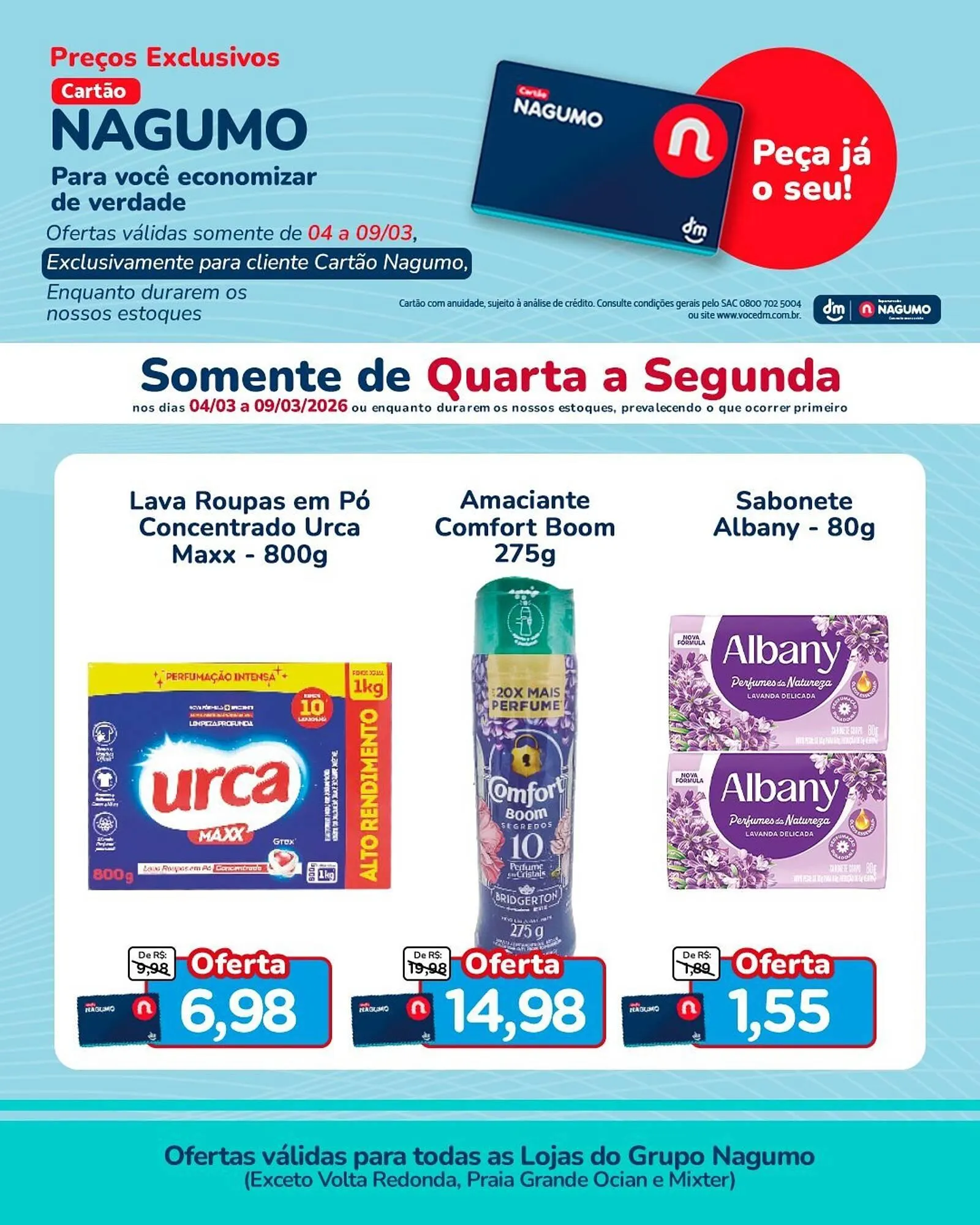 Encarte de Folheto Nagumo 5 de março até 9 de março 2026 - Pagina 1
