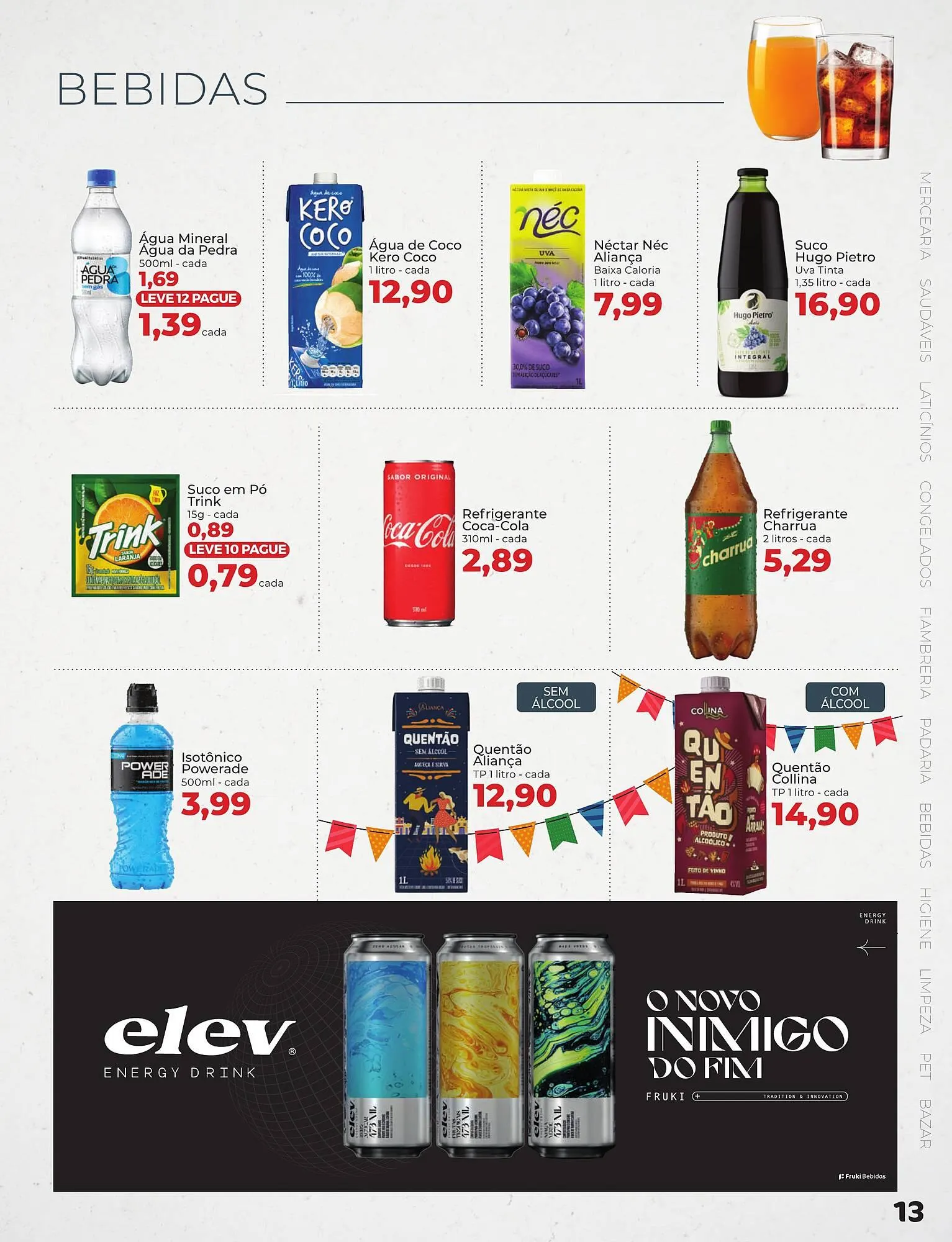 Encarte de Catálogo Supermercados Andreazza 16 de julho até 19 de julho 2025 - Pagina 13