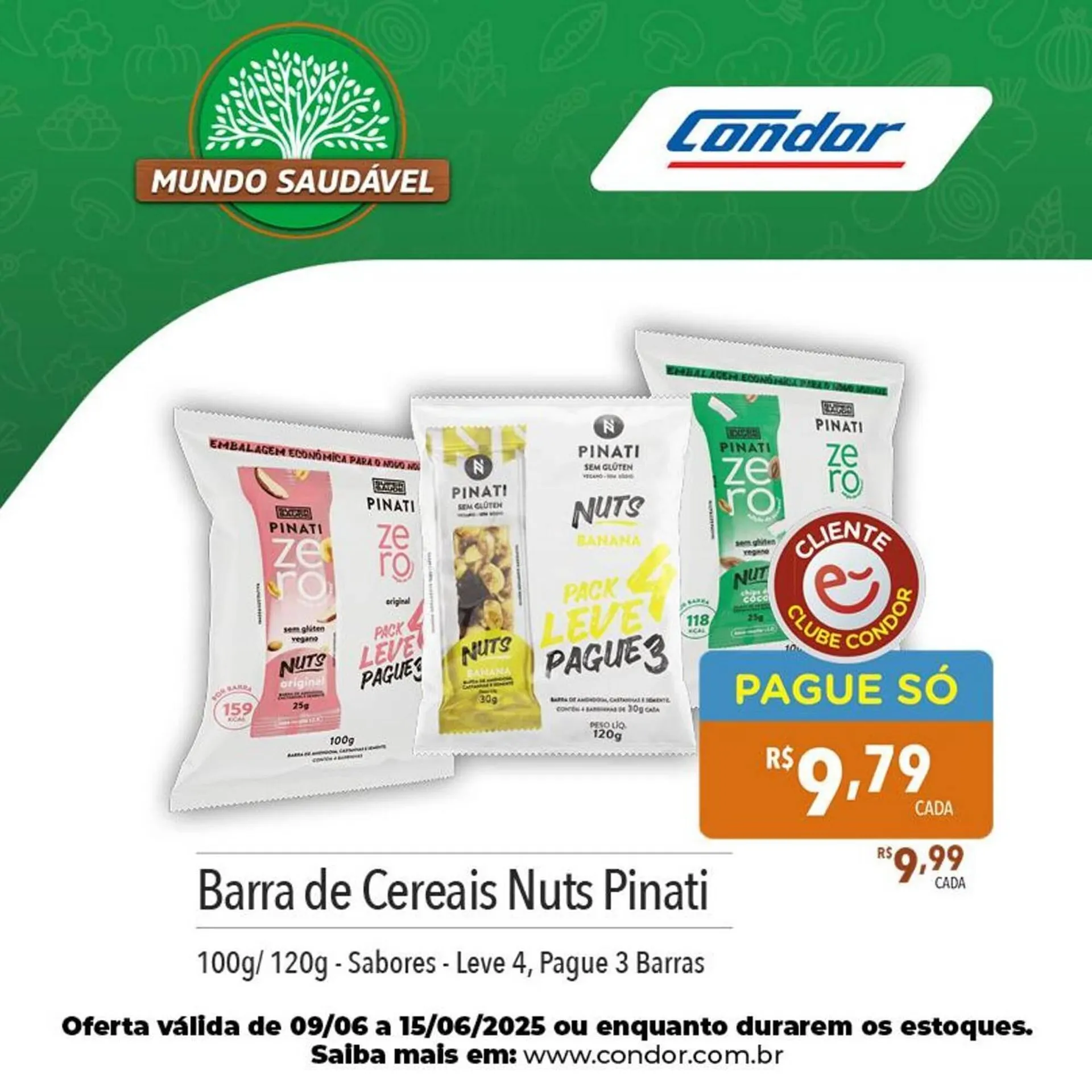 Encarte de Catálogo Supermercados Condor 10 de junho até 15 de junho 2025 - Pagina 1