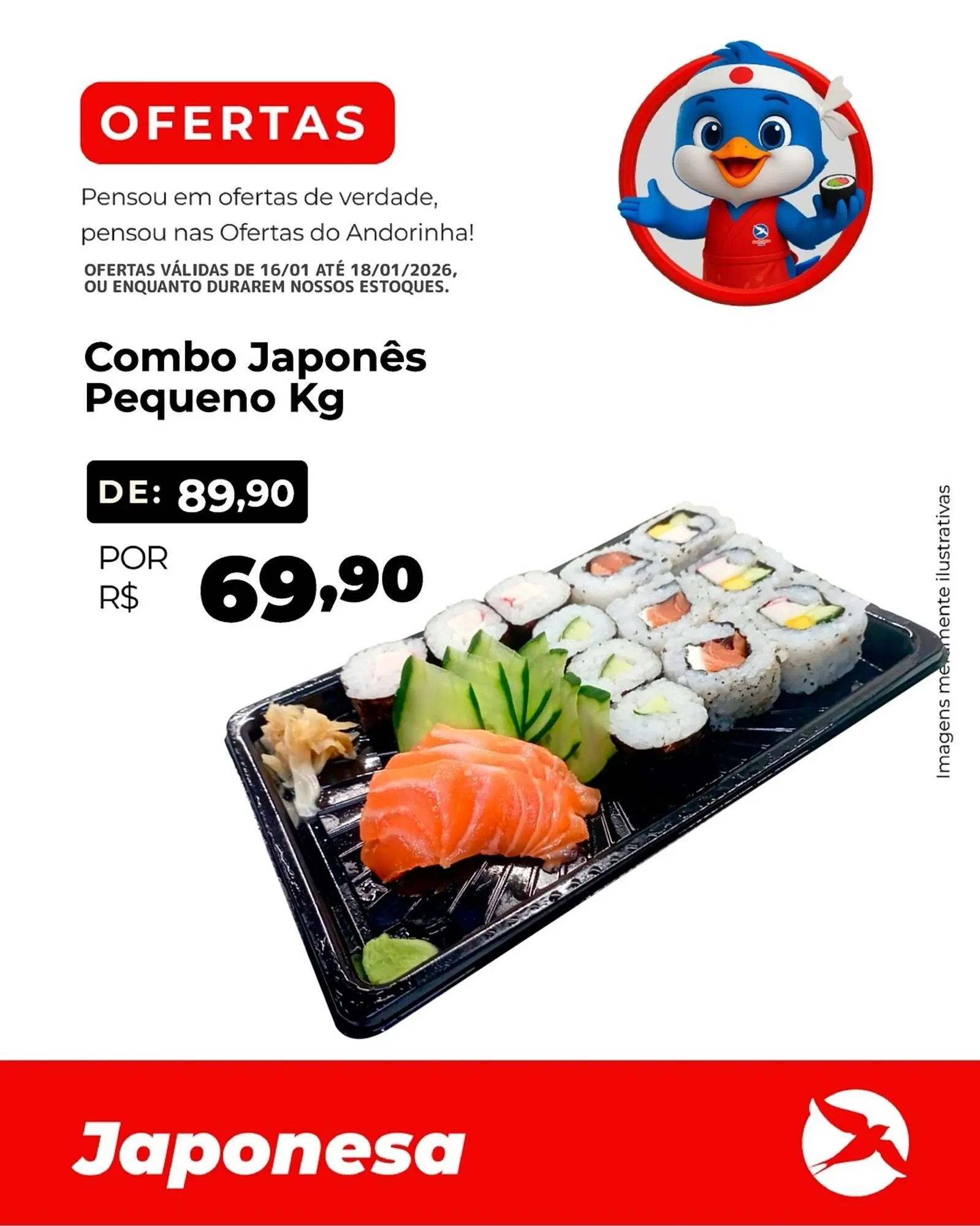 Encarte de Folheto Andorinha Hipermercado 16 de janeiro até 18 de janeiro 2026 - Pagina 1