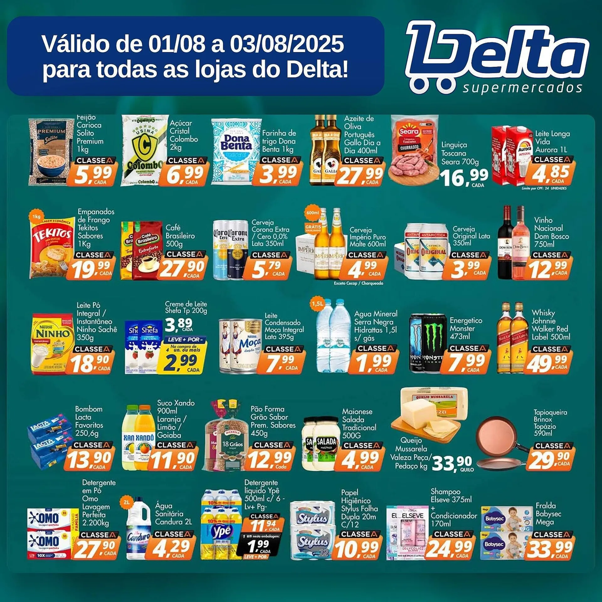 Encarte de Catálogo Delta Supermercados 1 de agosto até 2 de agosto 2025 - Pagina 2