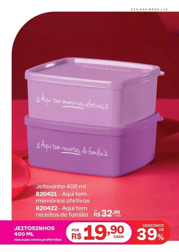 Encarte de Catálogo Tupperware 26 de março até 31 de março 2025 - Pagina 12