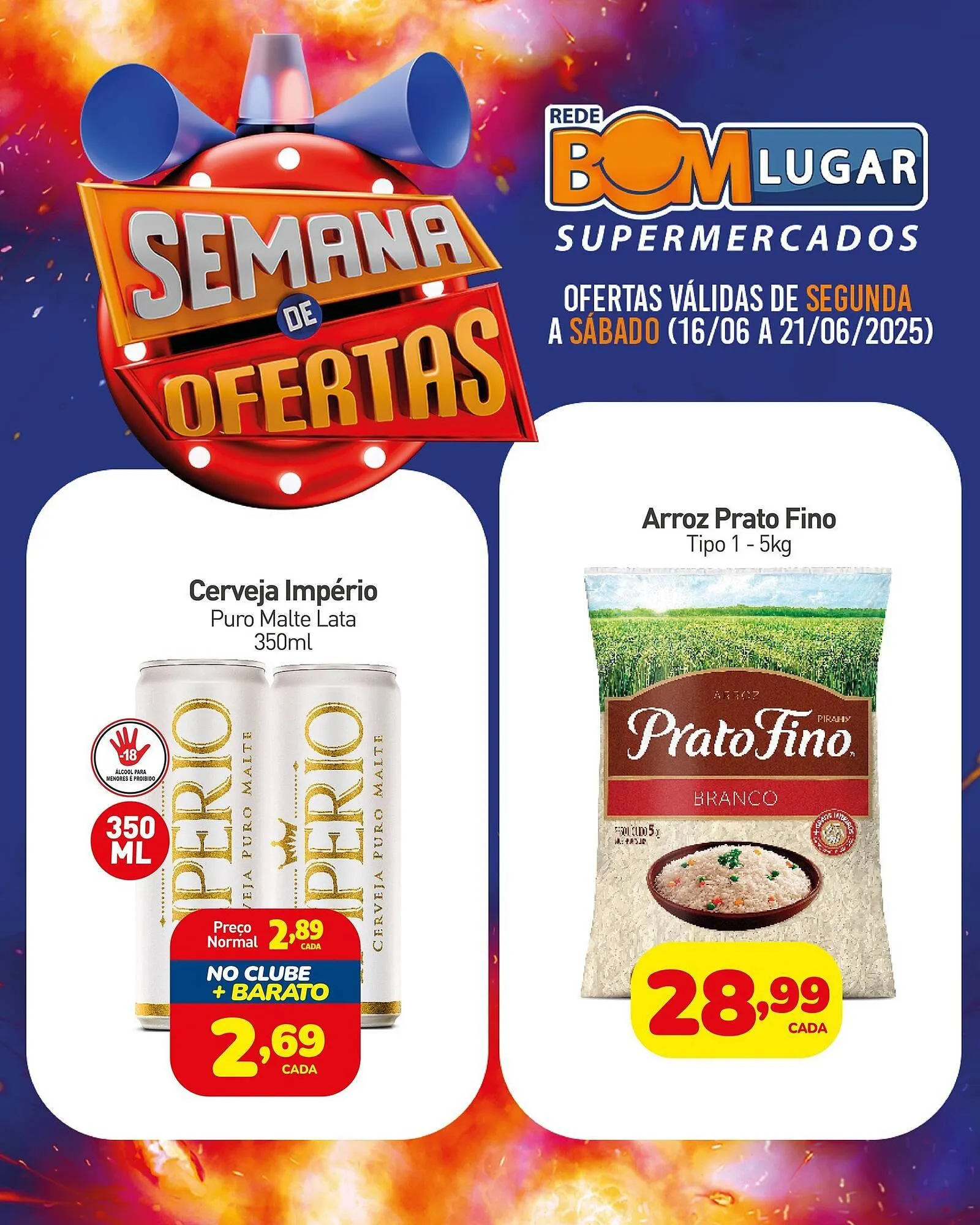 Encarte de Catálogo Rede Bom Lugar 19 de junho até 21 de junho 2025 - Pagina 1