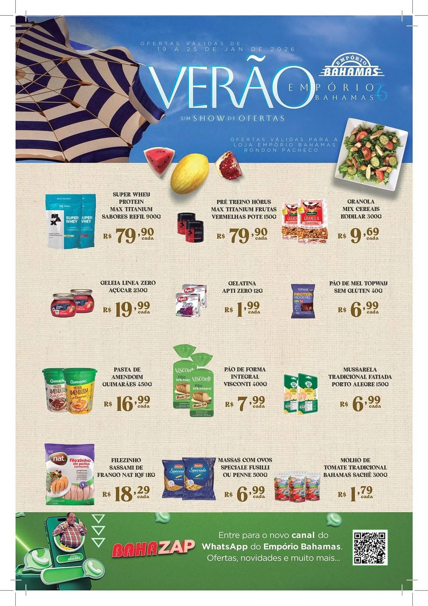 Encarte de Catálogo Empório Bahamas 19 de janeiro até 25 de janeiro 2026 - Pagina 1