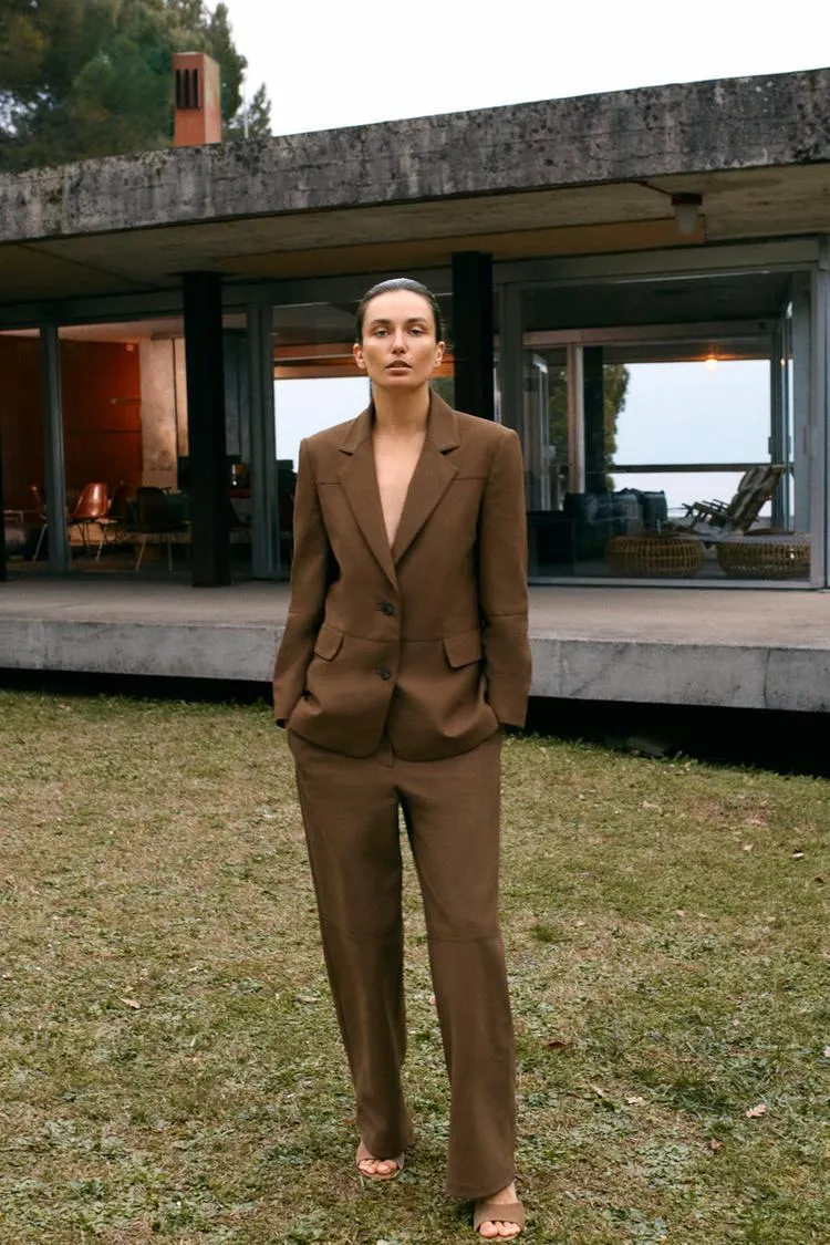 BLAZER RETO COM EFEITO CAMURÇA