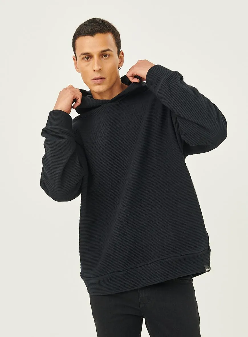 Blusão Moletom Canelado Com Capuz