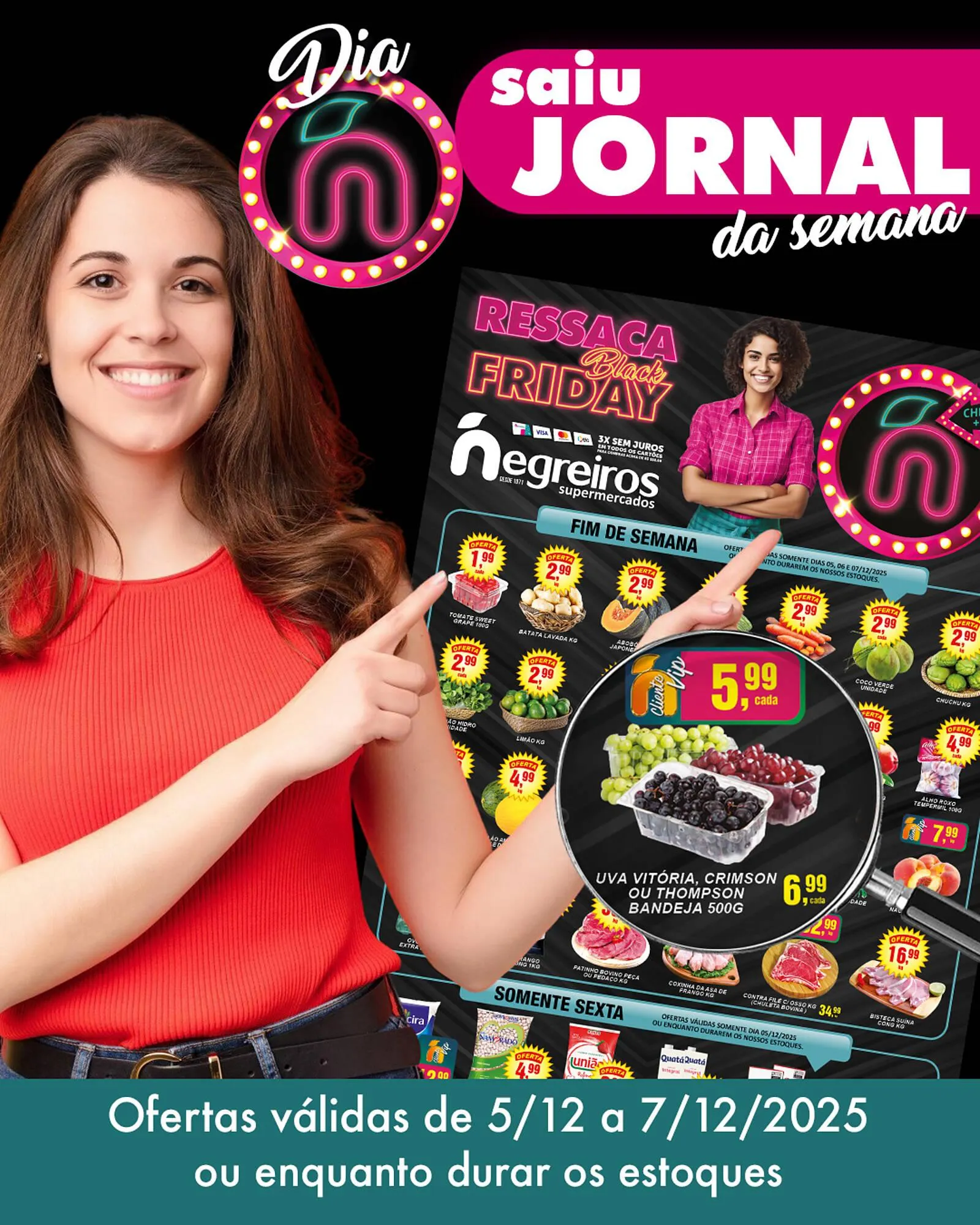 Encarte de Folheto Negreiros 5 de dezembro até 7 de dezembro 2025 - Pagina 1