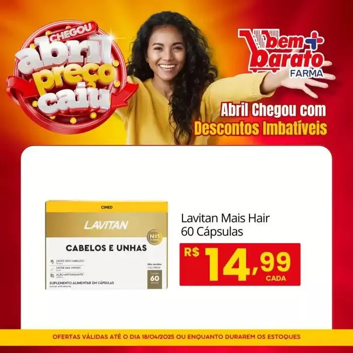 Encarte de Encarte Supermercado Bem Barato 10 de abril até 18 de abril 2025 - Pagina 3