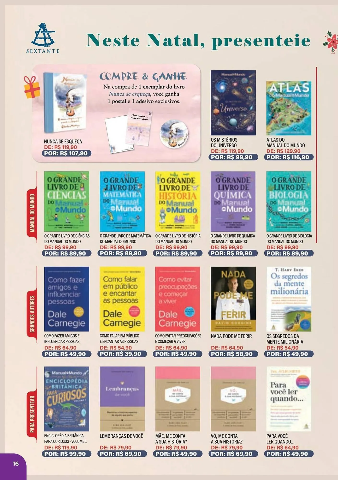 Encarte de Catálogo Livraria Leitura 3 de novembro até 28 de dezembro 2025 - Pagina 16