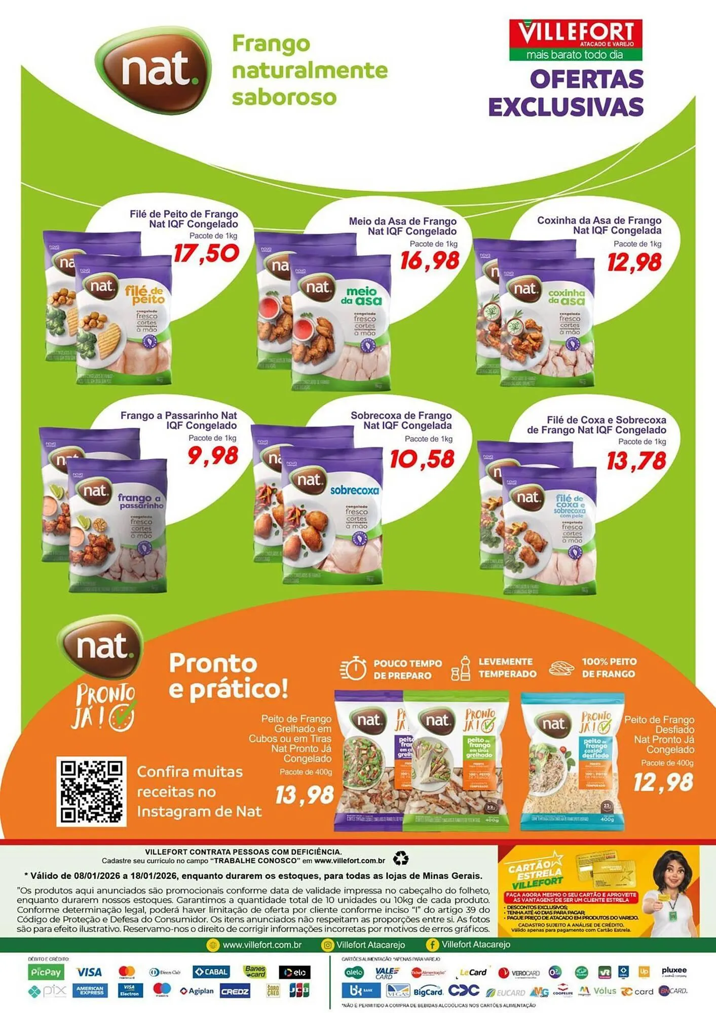 Encarte de Catálogo Villefort Atacadista 8 de janeiro até 18 de janeiro 2026 - Pagina 1
