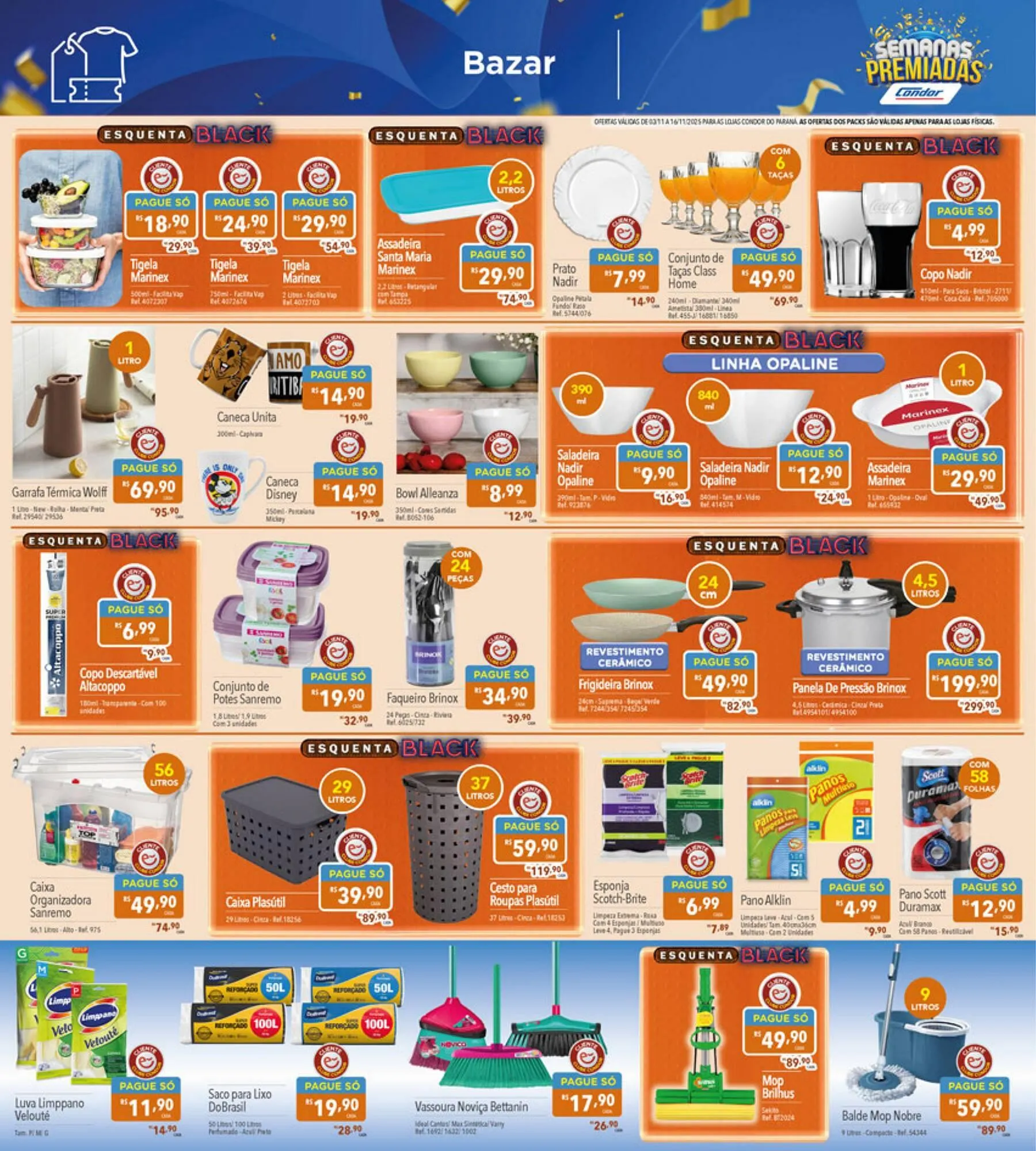 Encarte de Catálogo Supermercados Condor 3 de novembro até 16 de novembro 2025 - Pagina 26