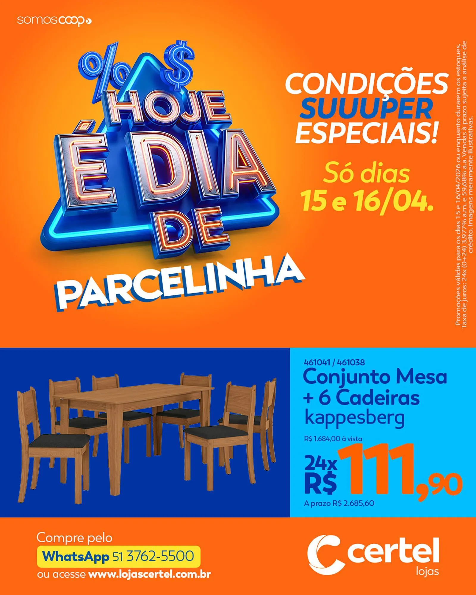 Encarte de Folheto Lojas Certel 15 de abril até 16 de abril 2026 - Pagina 3