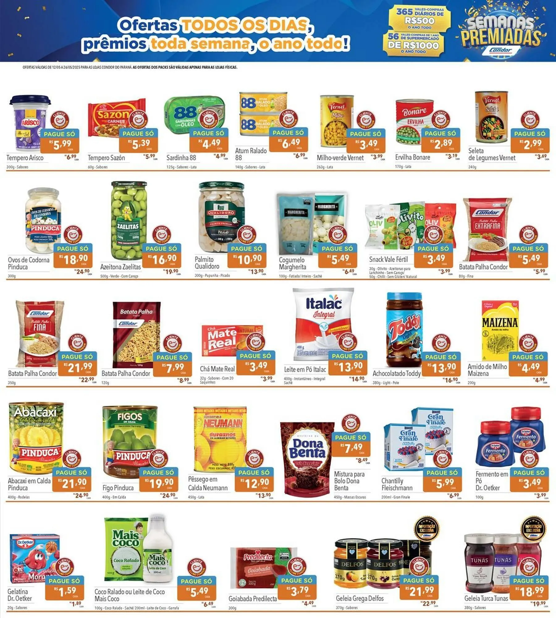Encarte de Catálogo Supermercados Condor 13 de maio até 27 de maio 2025 - Pagina 3
