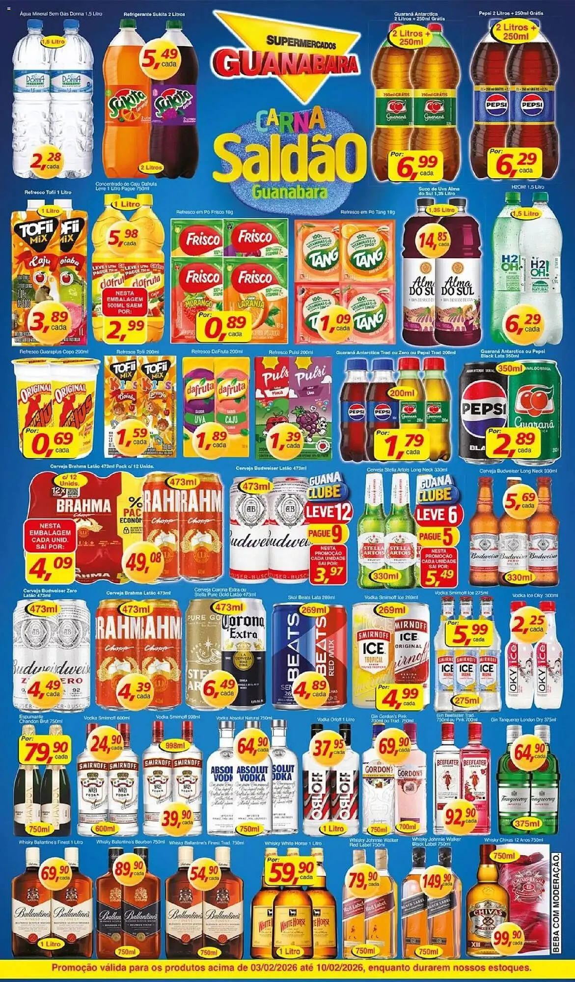 Encarte de Encarte Supermercados Guanabara 3 de fevereiro até 10 de fevereiro 2026 - Pagina 4