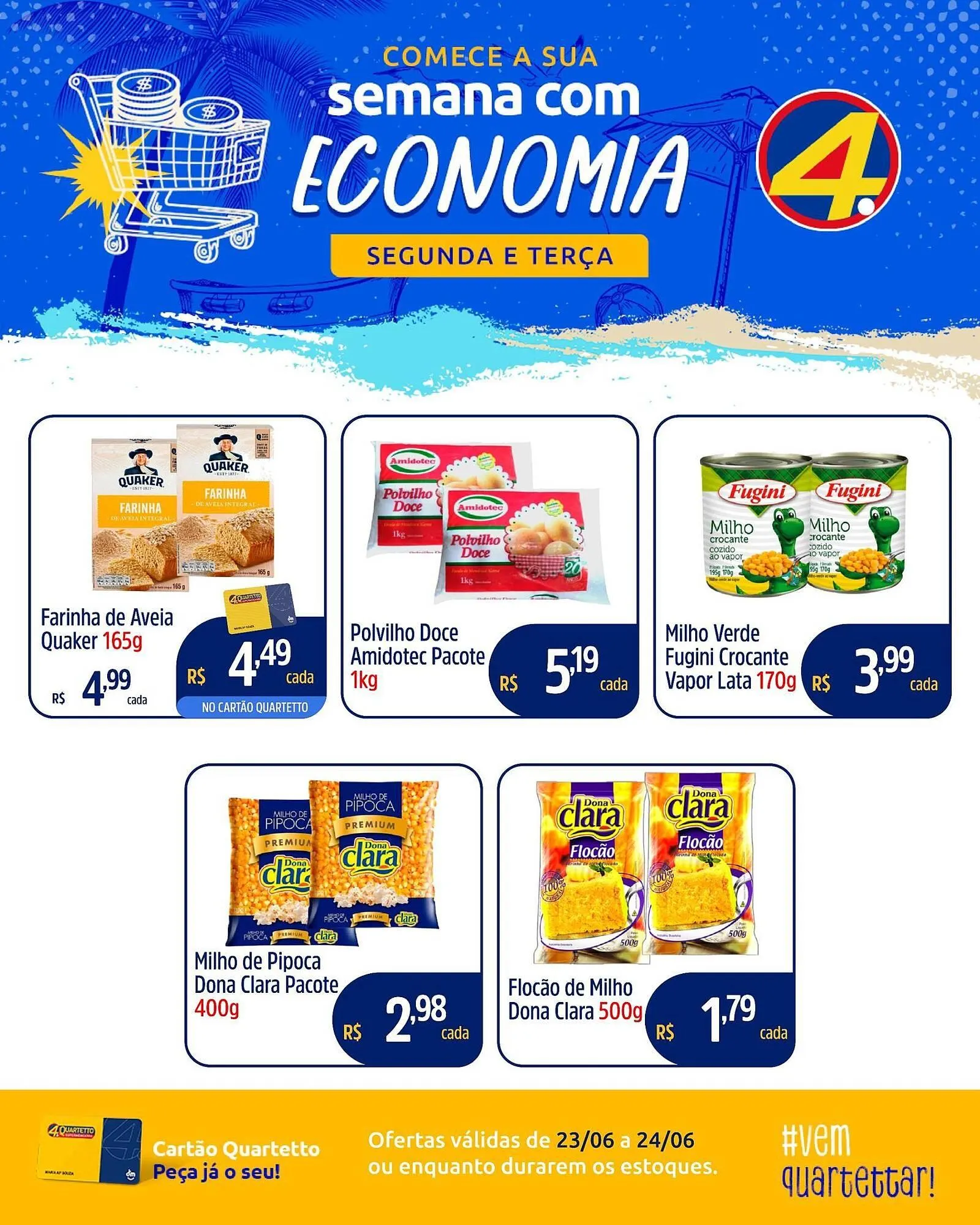 Encarte de Catálogo Quartetto Supermercados 23 de junho até 24 de junho 2025 - Pagina 2